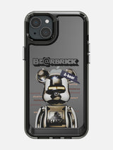 Bearbricks Clear Case - iPhone 15 Plus (Silver)