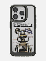 Bearbricks Clear Case - iPhone 15 Pro (Silver)