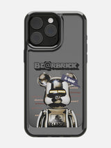 Bearbricks Clear Case - iPhone 15 Pro Max (Silver)
