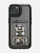 Bearbricks Clear Case - iPhone 15 (Silver)