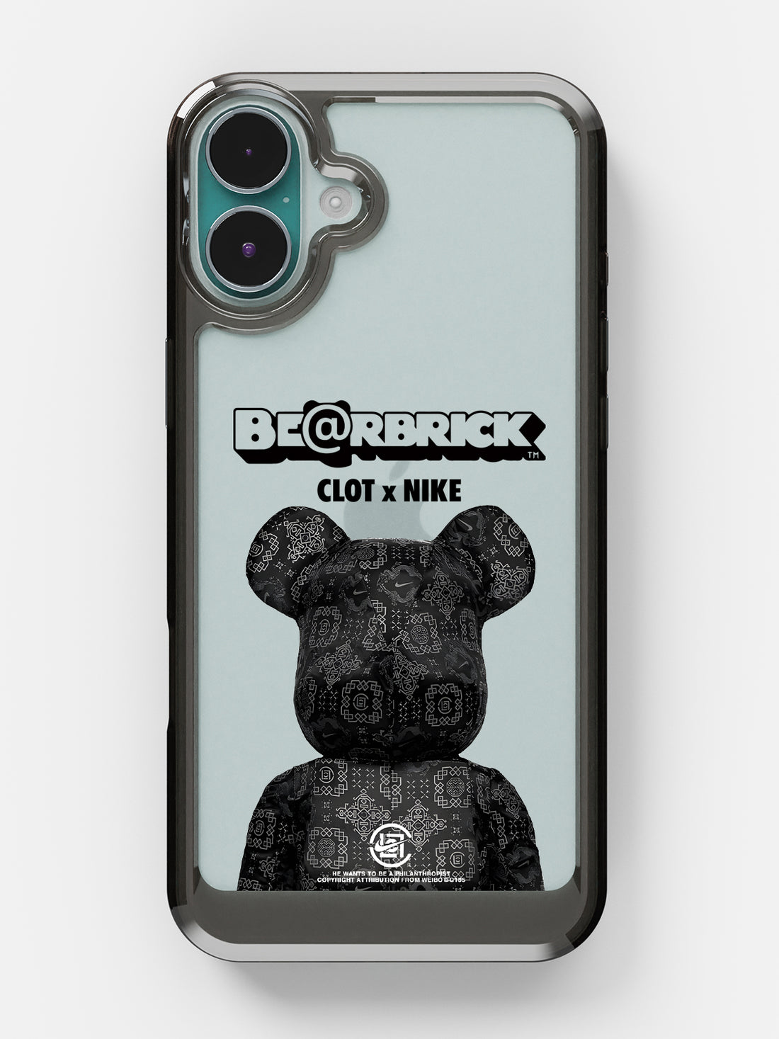 Bearbricks Case - iPhone 16 (Black)