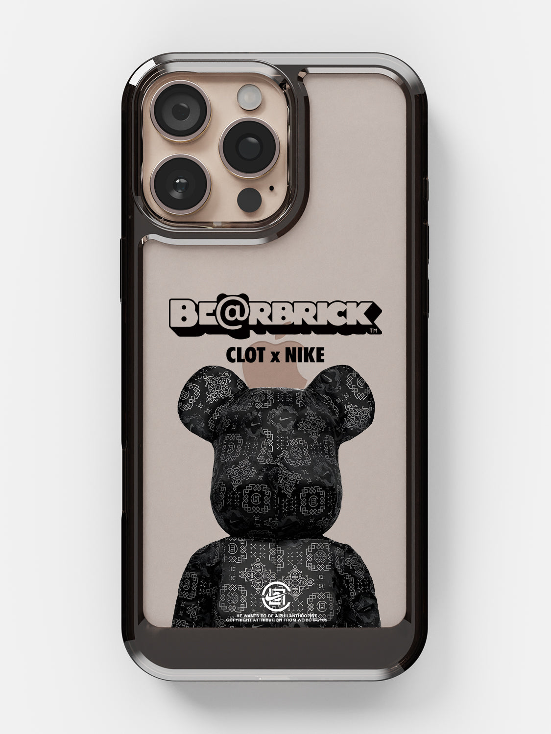 Bearbricks Case - iPhone 16 Pro Max (Black)