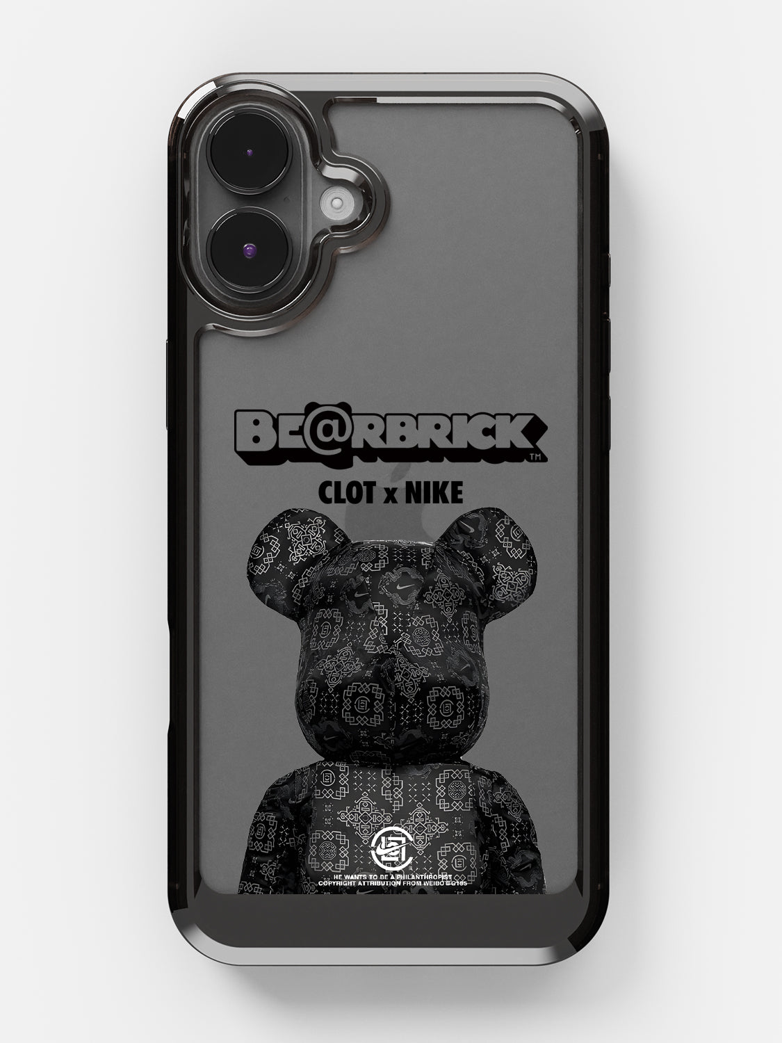 Bearbricks Case - iPhone 16 Plus (Black)