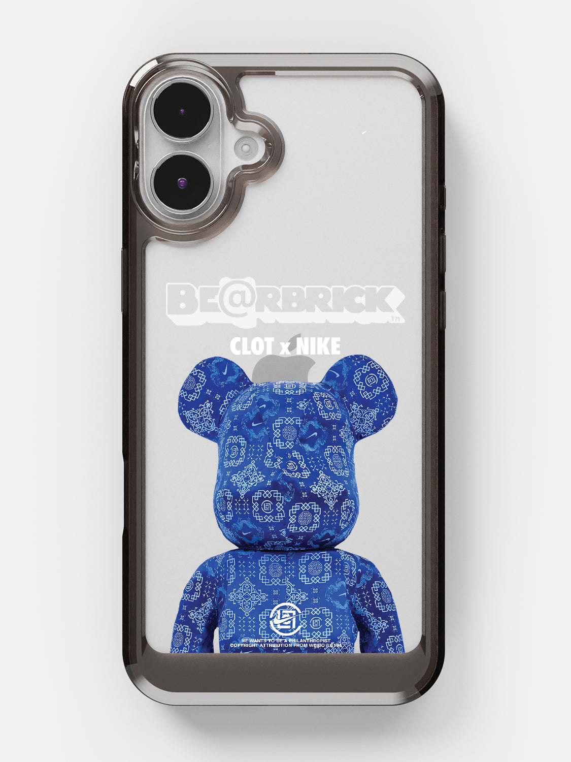 Bearbricks Case - iPhone 16 Plus (Blue)