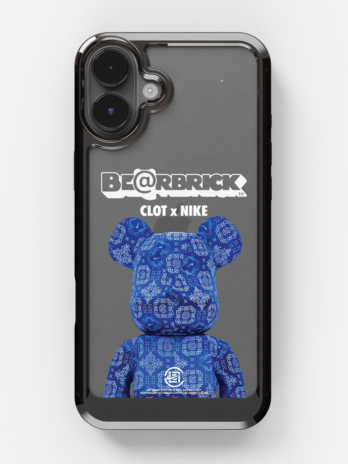 Bearbricks Case - iPhone 16 Plus (Blue)