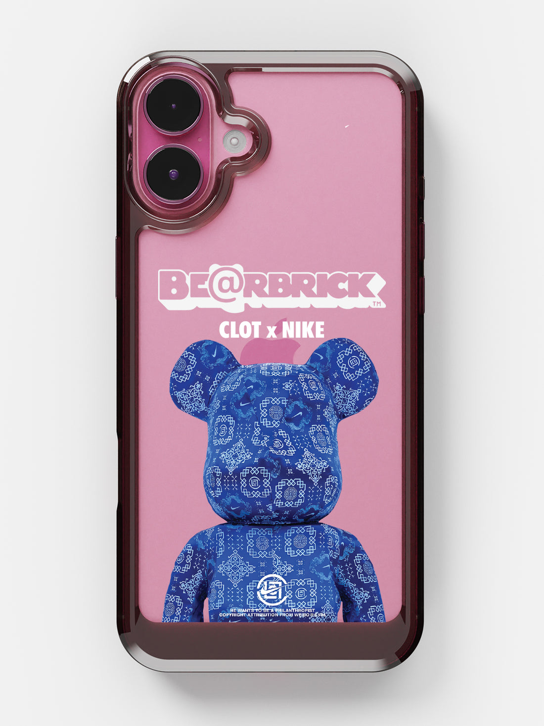 Bearbricks Case - iPhone 16 Plus (Blue)