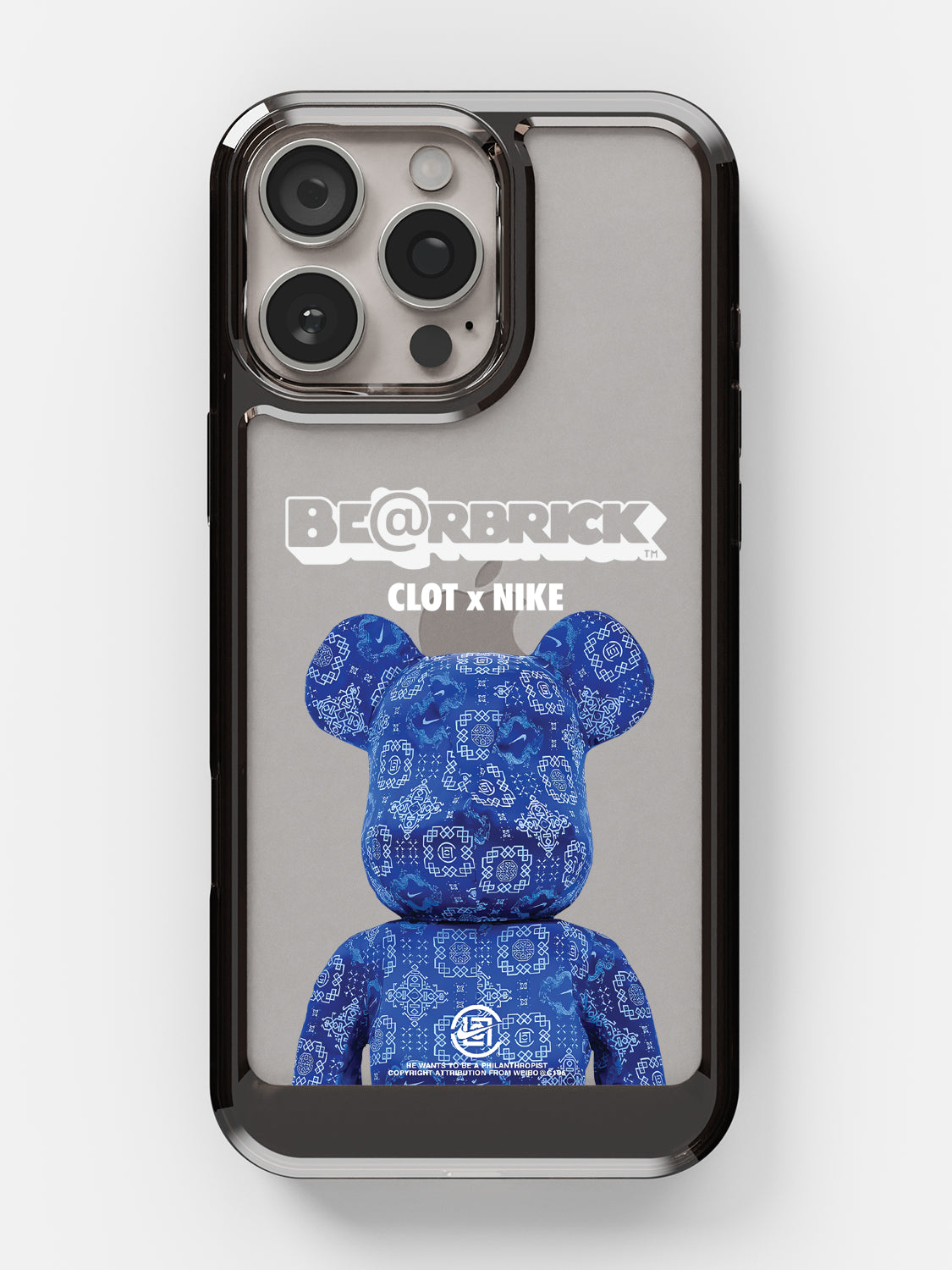 Bearbricks Case - iPhone 16 Pro (Blue)