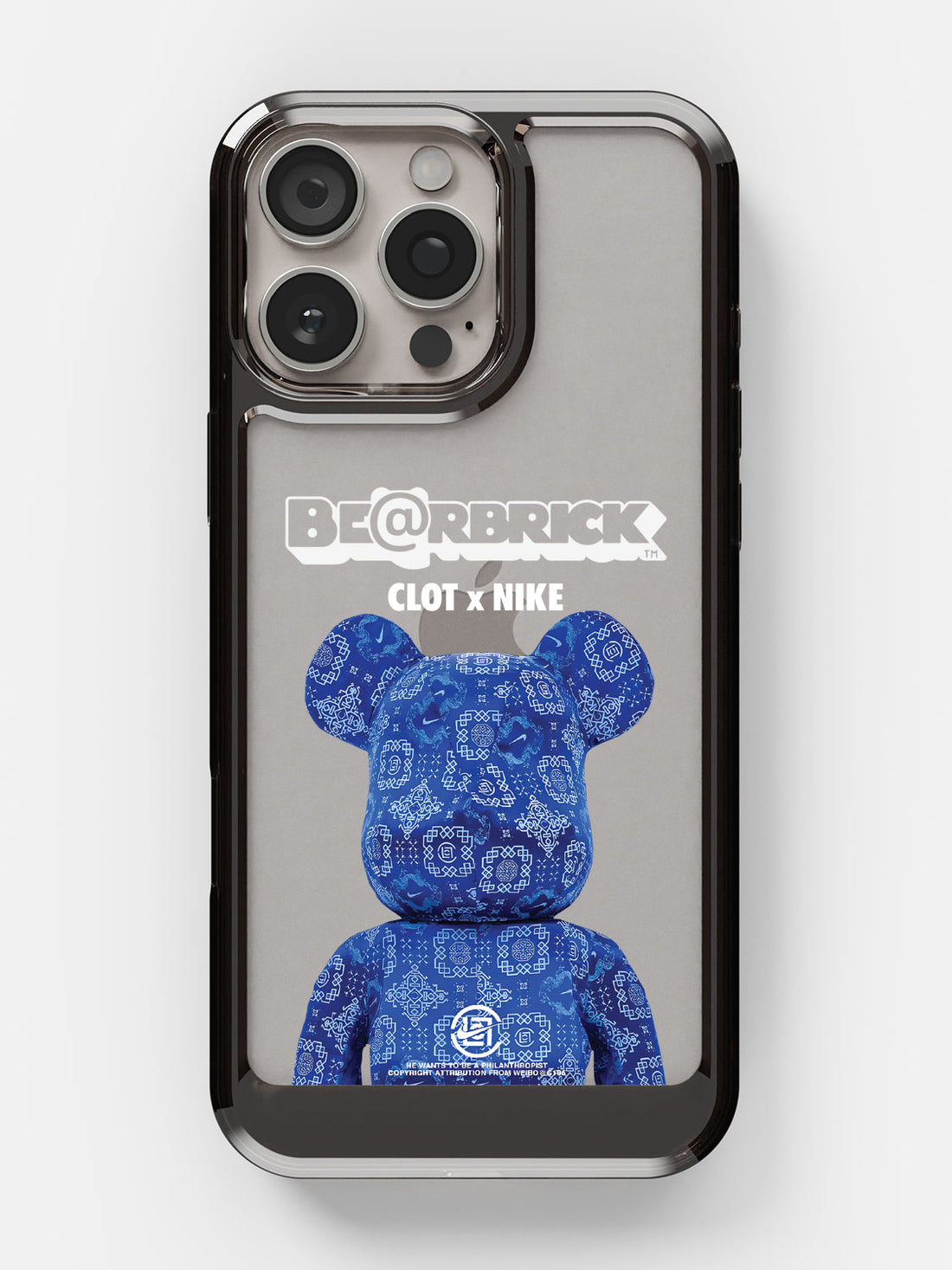 Bearbricks Case - iPhone 17 Pro Max (Blue)