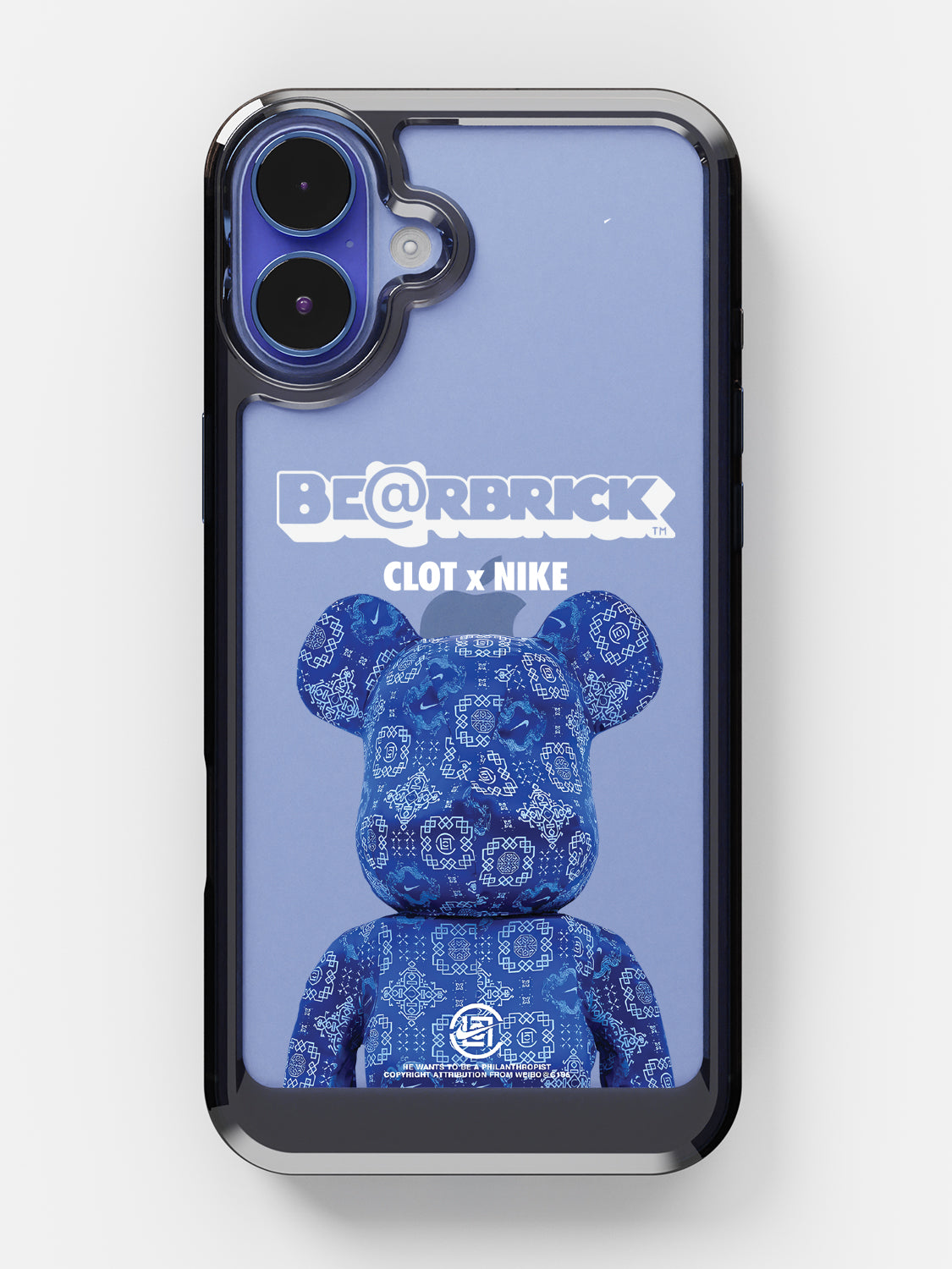 Bearbricks Case - iPhone 16 (Blue)