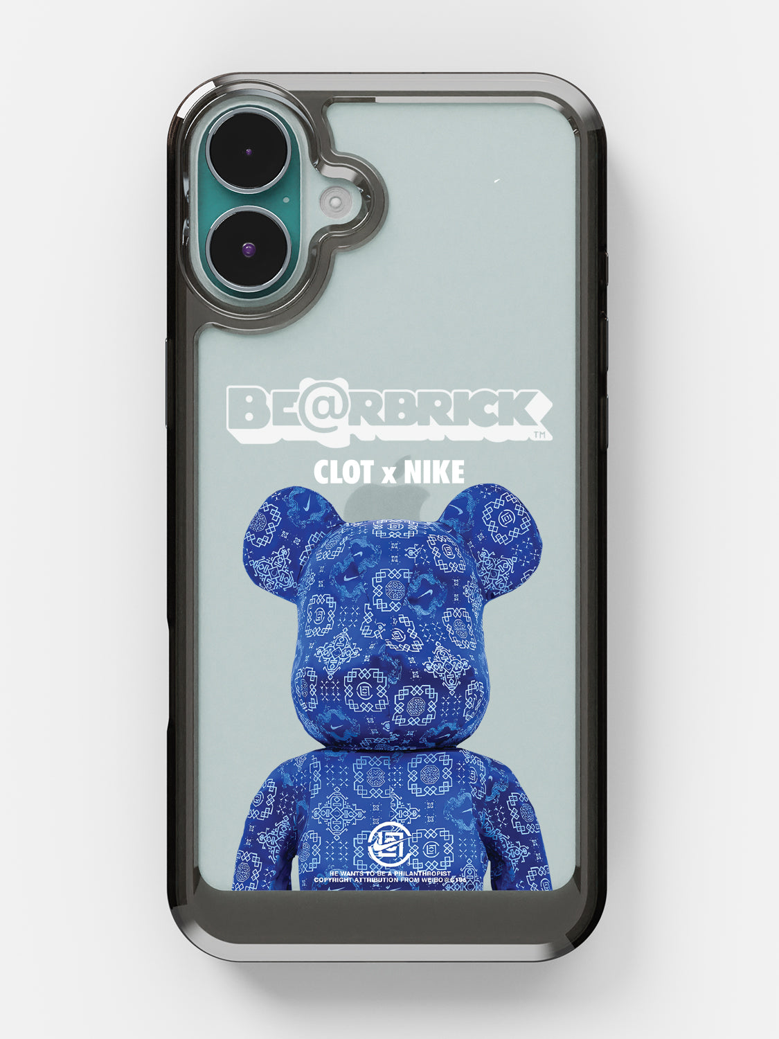 Bearbricks Case - iPhone 16 (Blue)
