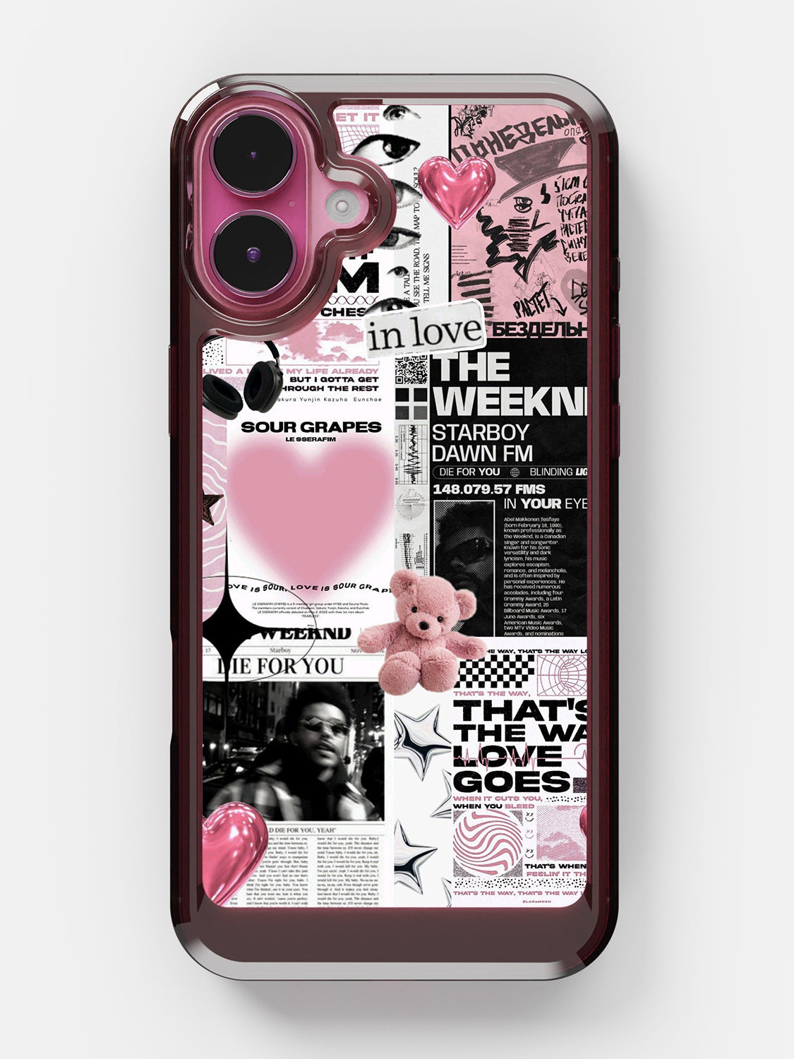 Starboy Clear Case - iPhone 17 (Black)