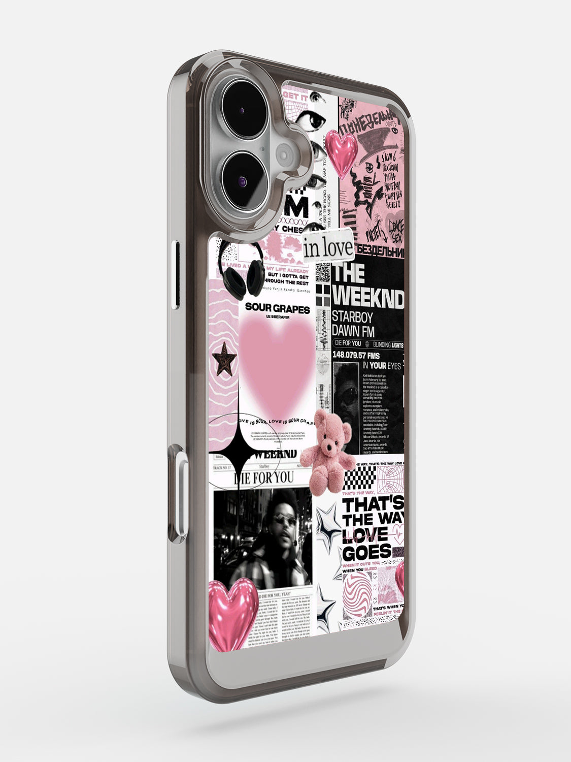 Starboy Clear Case - iPhone 16 (Black)