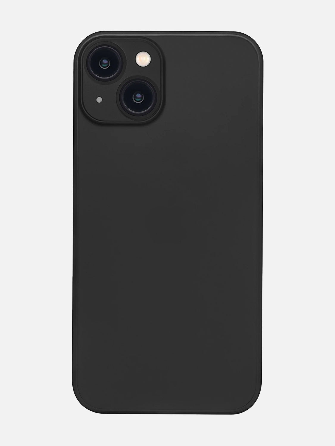 Ultra Thin Matte Clear Case - iPhone 14 Plus (Black)