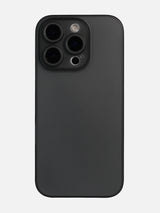 Ultra Thin Matte Clear Case - iPhone 16 Pro (Black)