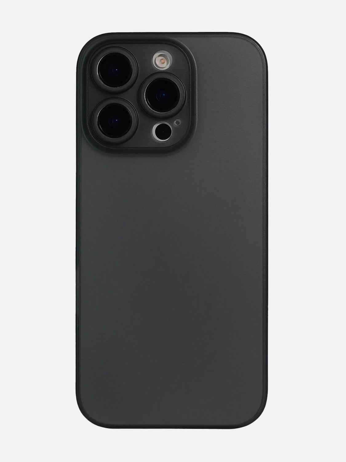 Ultra Thin Matte Clear Case - iPhone 16 Pro (Black)