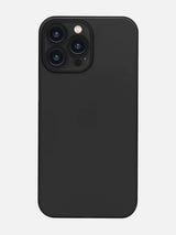 Ultra Thin Matte Clear Case - iPhone 14 Pro Max (Black)
