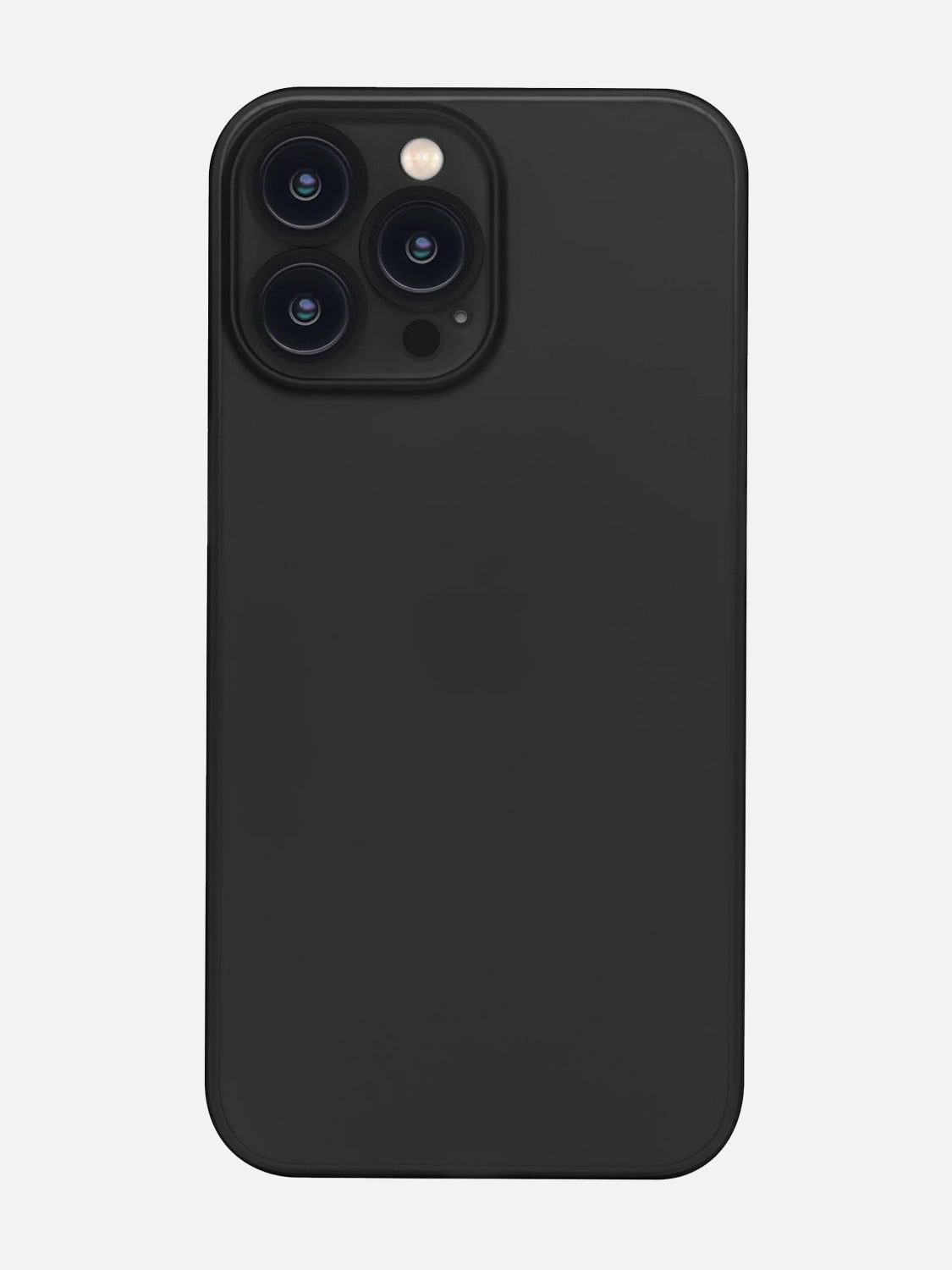 Ultra Thin Matte Clear Case - iPhone 14 Pro Max (Black)