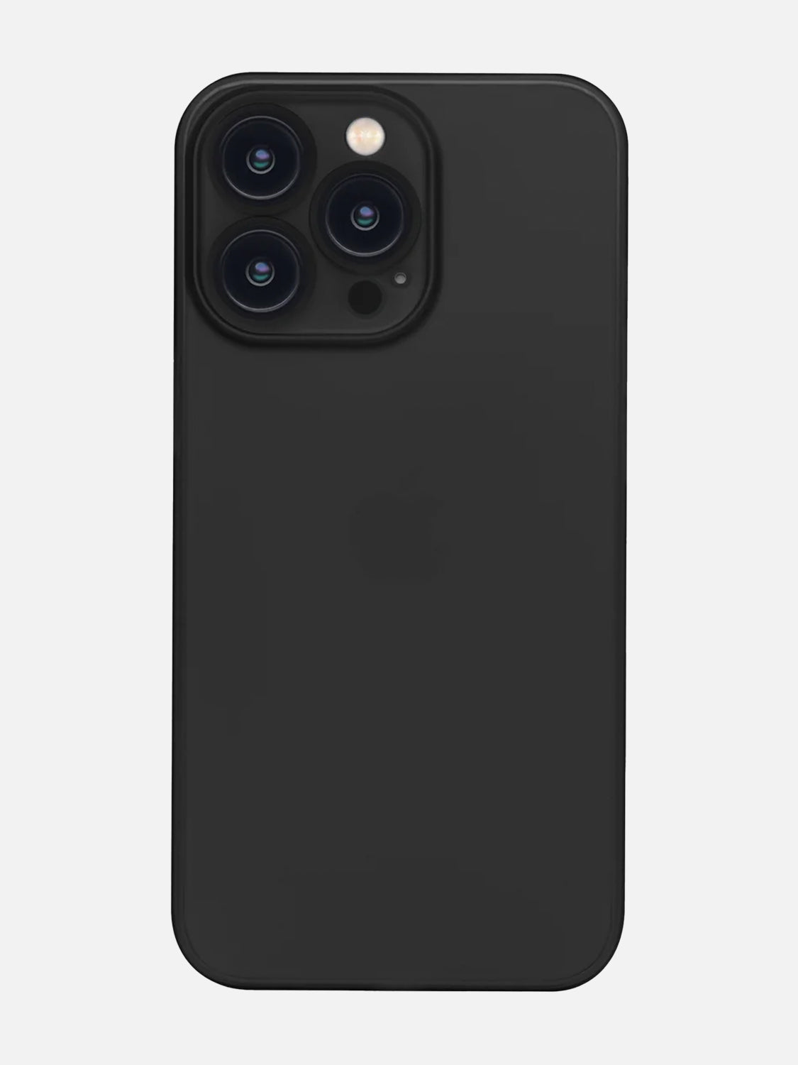 Ultra Thin Matte Clear Case - iPhone 14 Pro (Black)