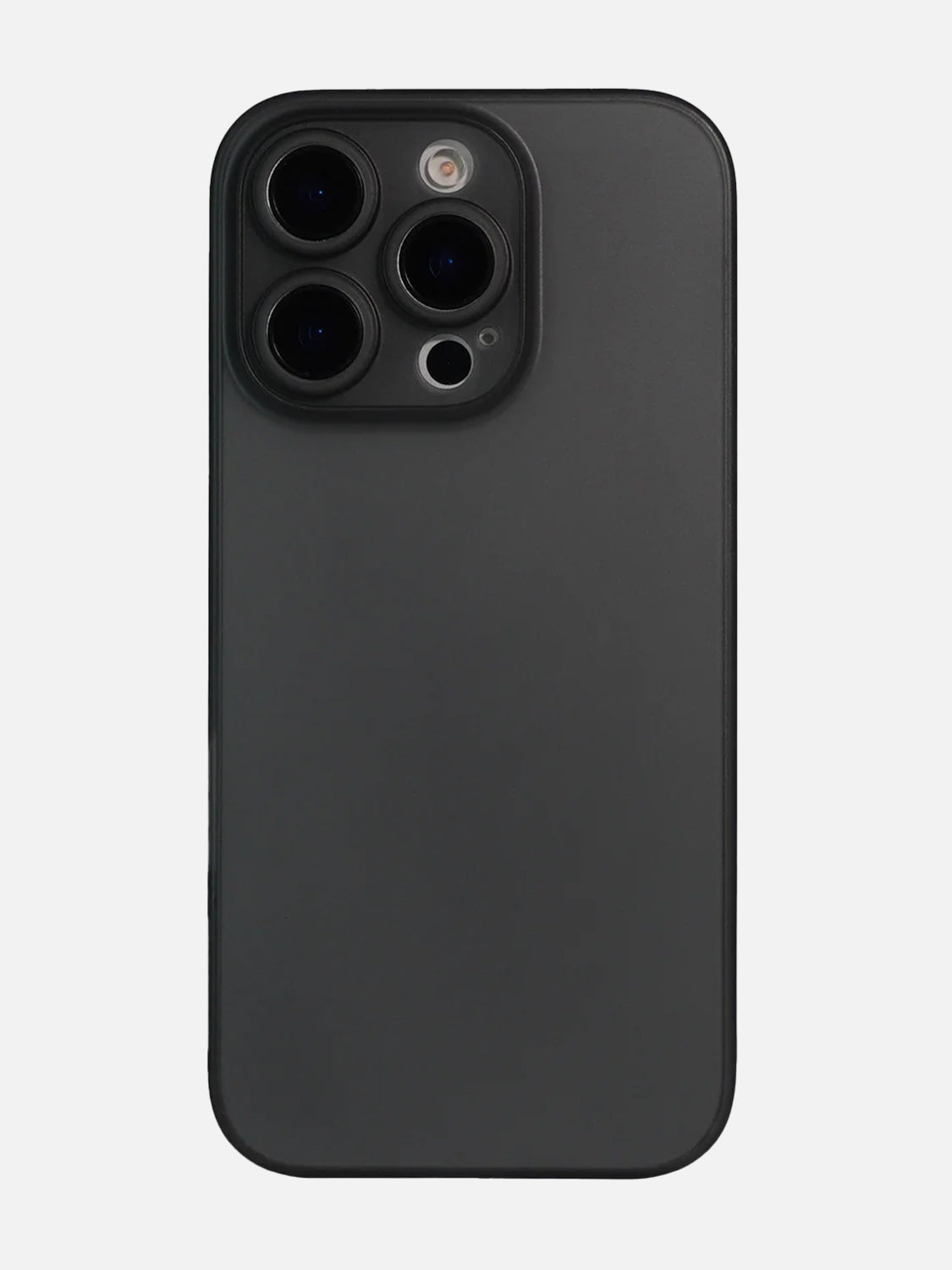 Ultra Thin Matte Clear Case - iPhone 16 Pro Max (Black)