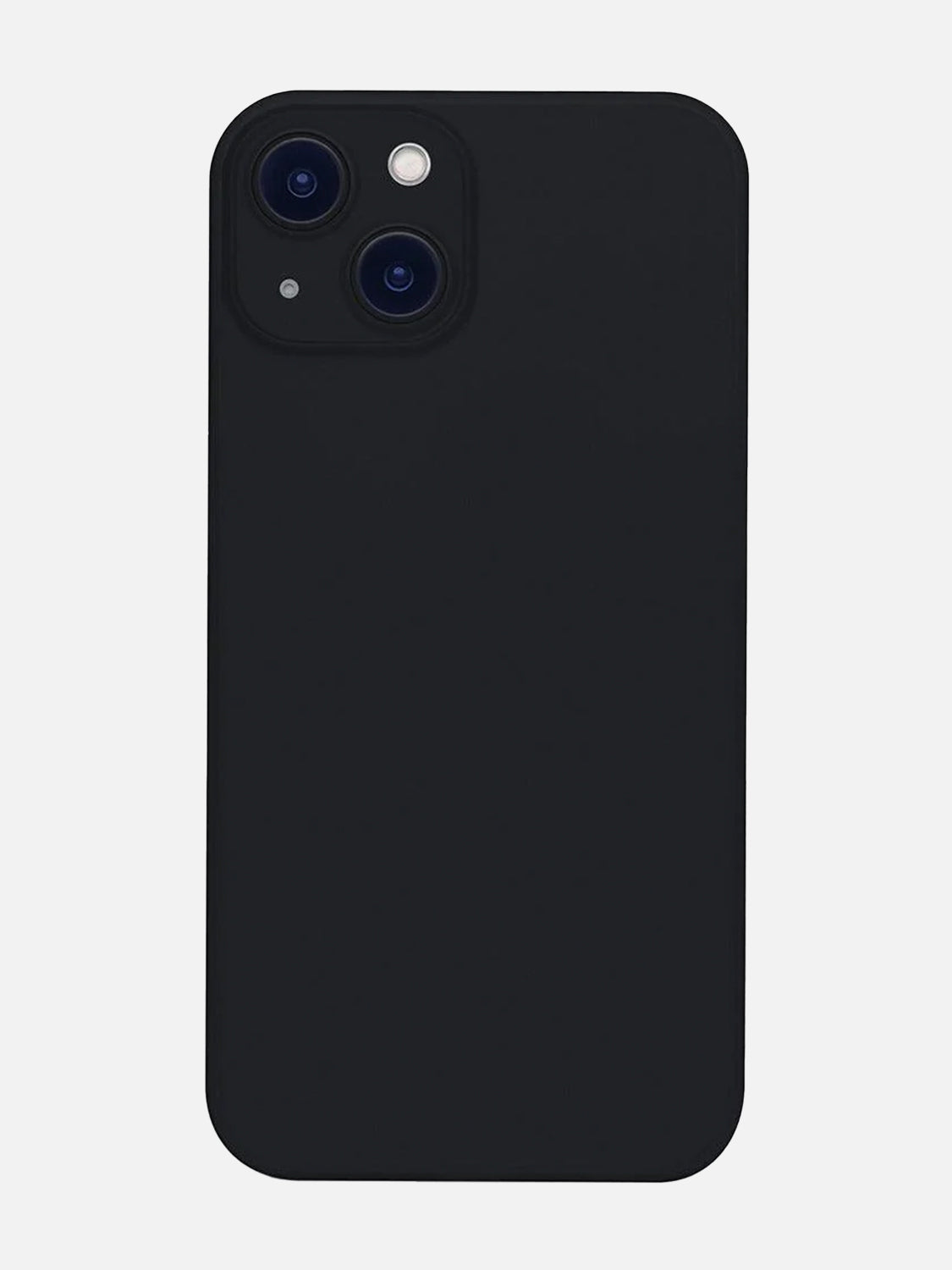 Ultra Thin Matte Clear Case - iPhone 13 (Black)