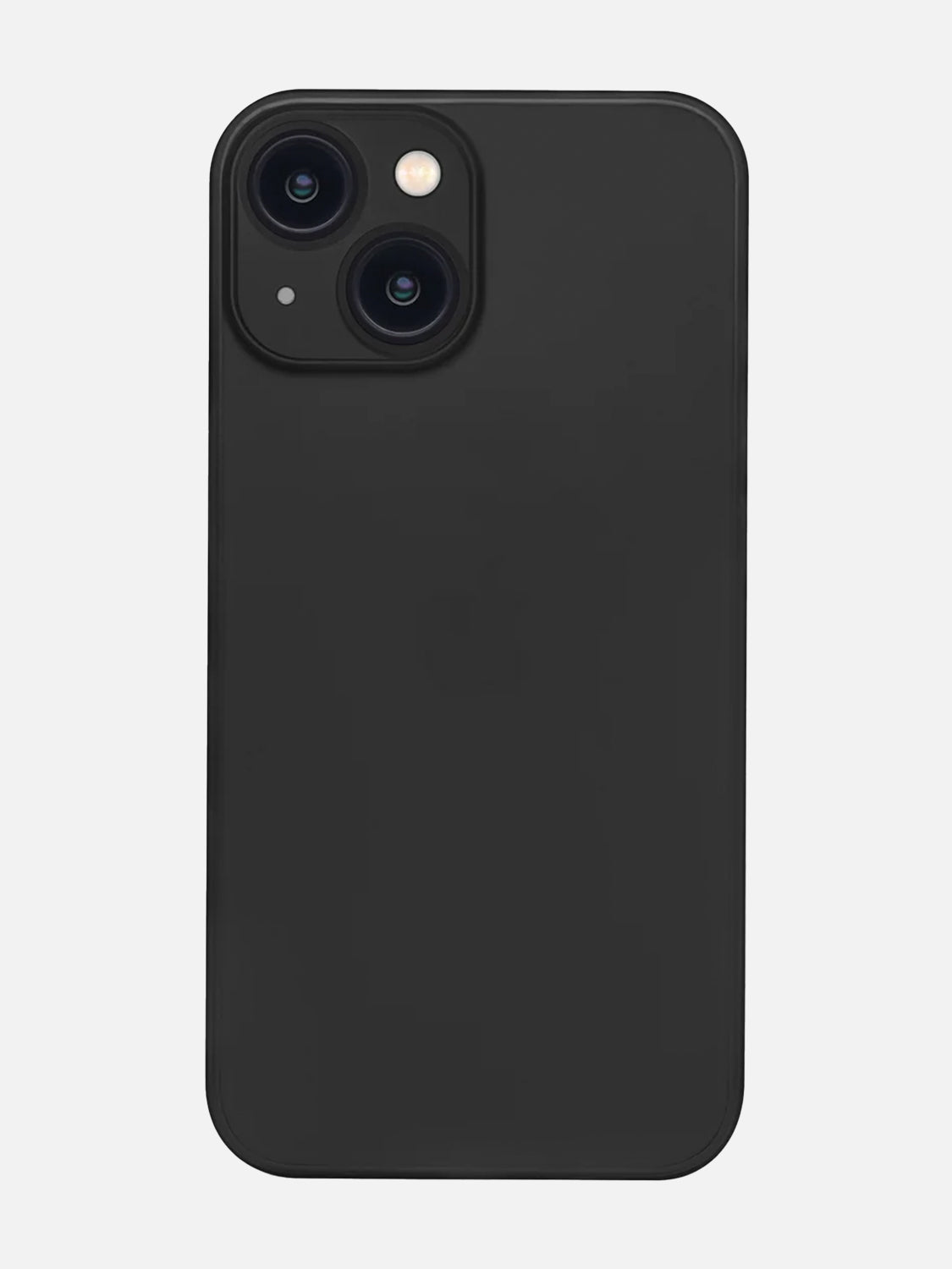 Ultra Thin Matte Clear Case - iPhone 14 (Black)
