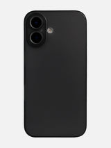Ultra Thin Matte Clear Case - iPhone 16 (Black)