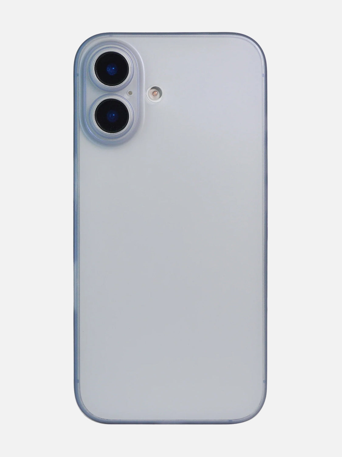 Ultra Thin Matte Clear Case - iPhone 16 (Blue)