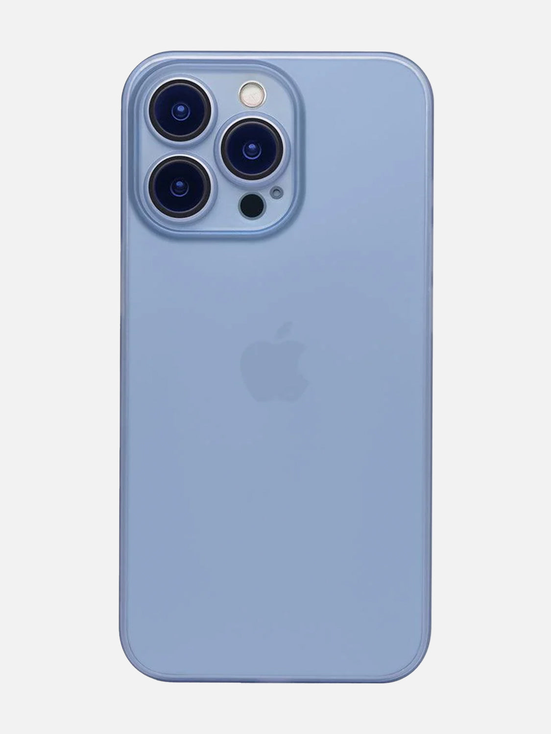 Ultra Thin Matte Clear Case - iPhone 13 Pro (Blue)