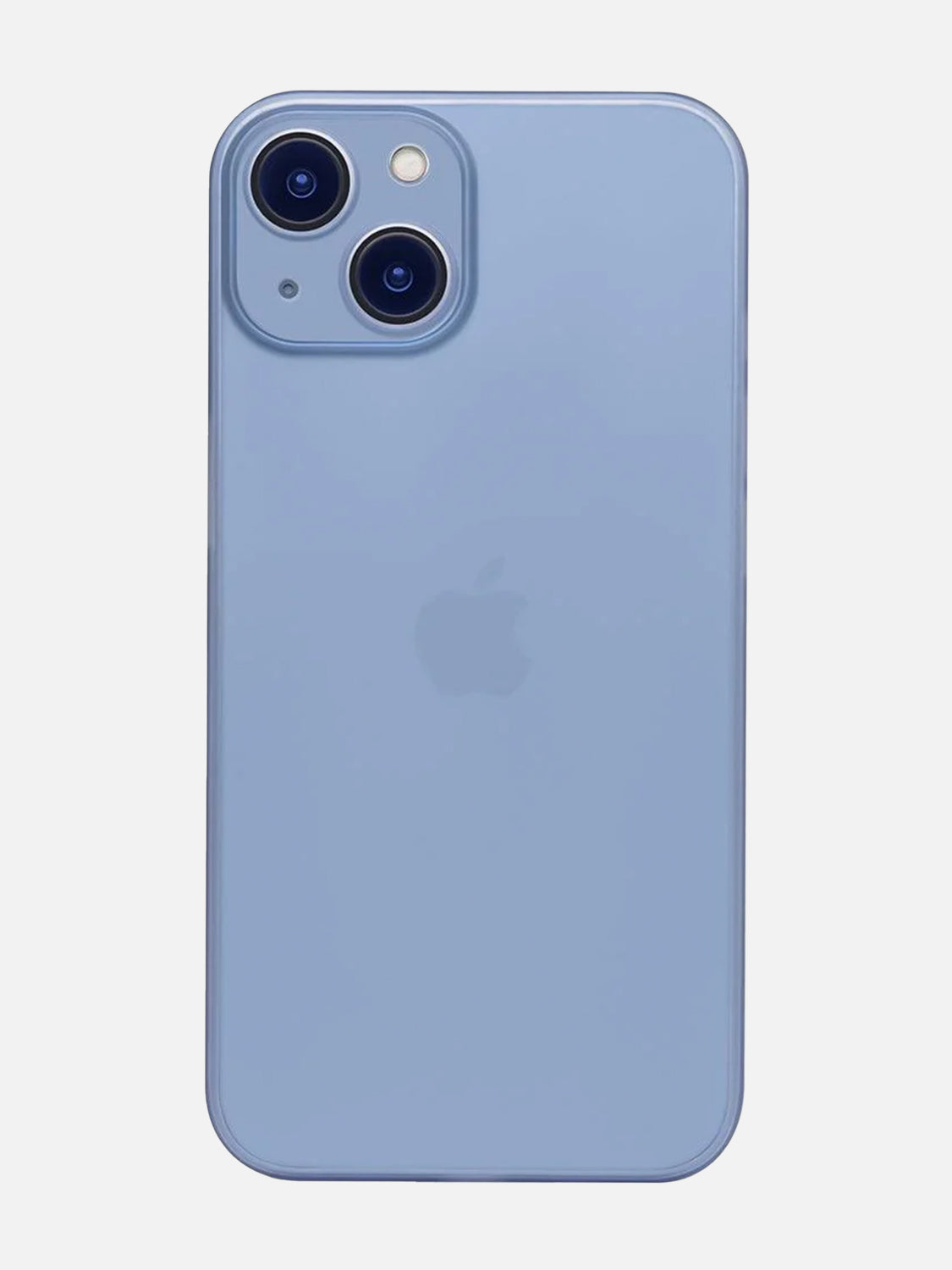 Ultra Thin Matte Clear Case - iPhone 13 (Blue)