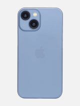Ultra Thin Matte Clear Case - iPhone 14 (Blue)