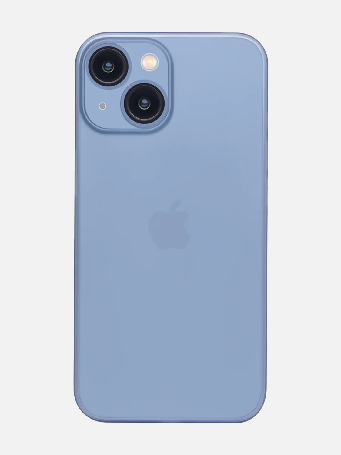 Ultra Thin Matte Clear Case - iPhone 14 (Blue)