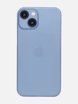 Ultra Thin Matte Clear Case - iPhone 14 Plus (Blue)