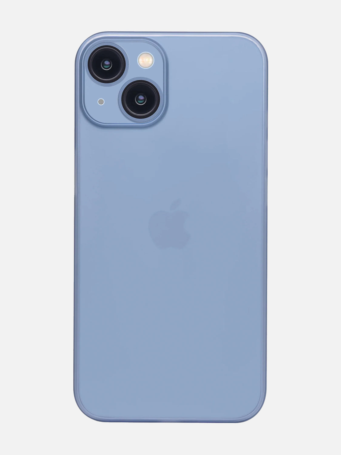 Ultra Thin Matte Clear Case - iPhone 14 Plus (Blue)