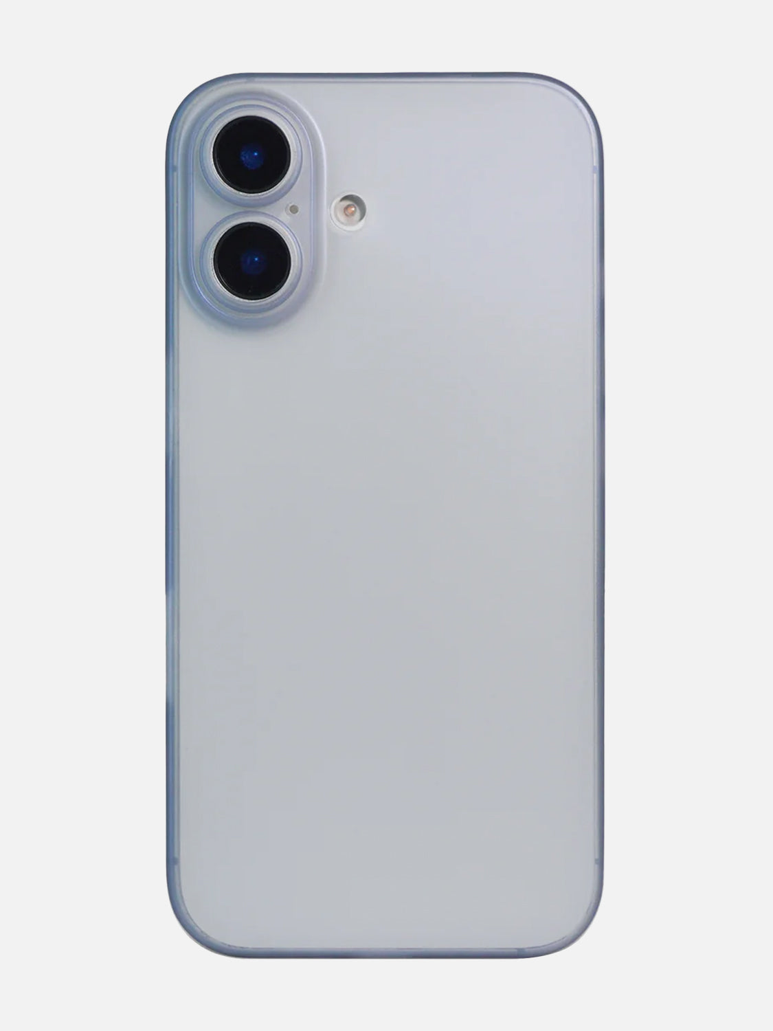 Ultra Thin Matte Clear Case - iPhone 16 Plus (Blue)