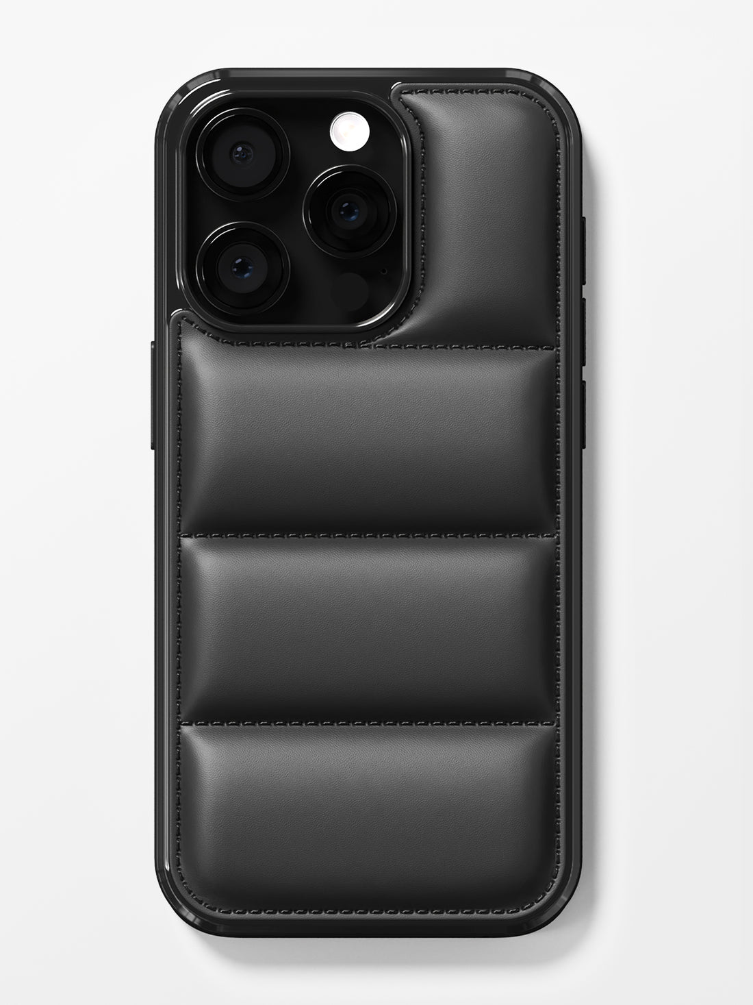 iPhone 15 Pro Black Puffer Case