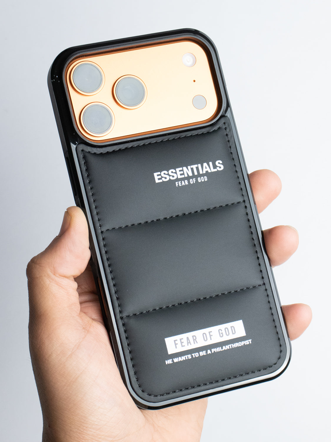 Essentials Puffer Case - iPhone 17 Pro Max (Black)