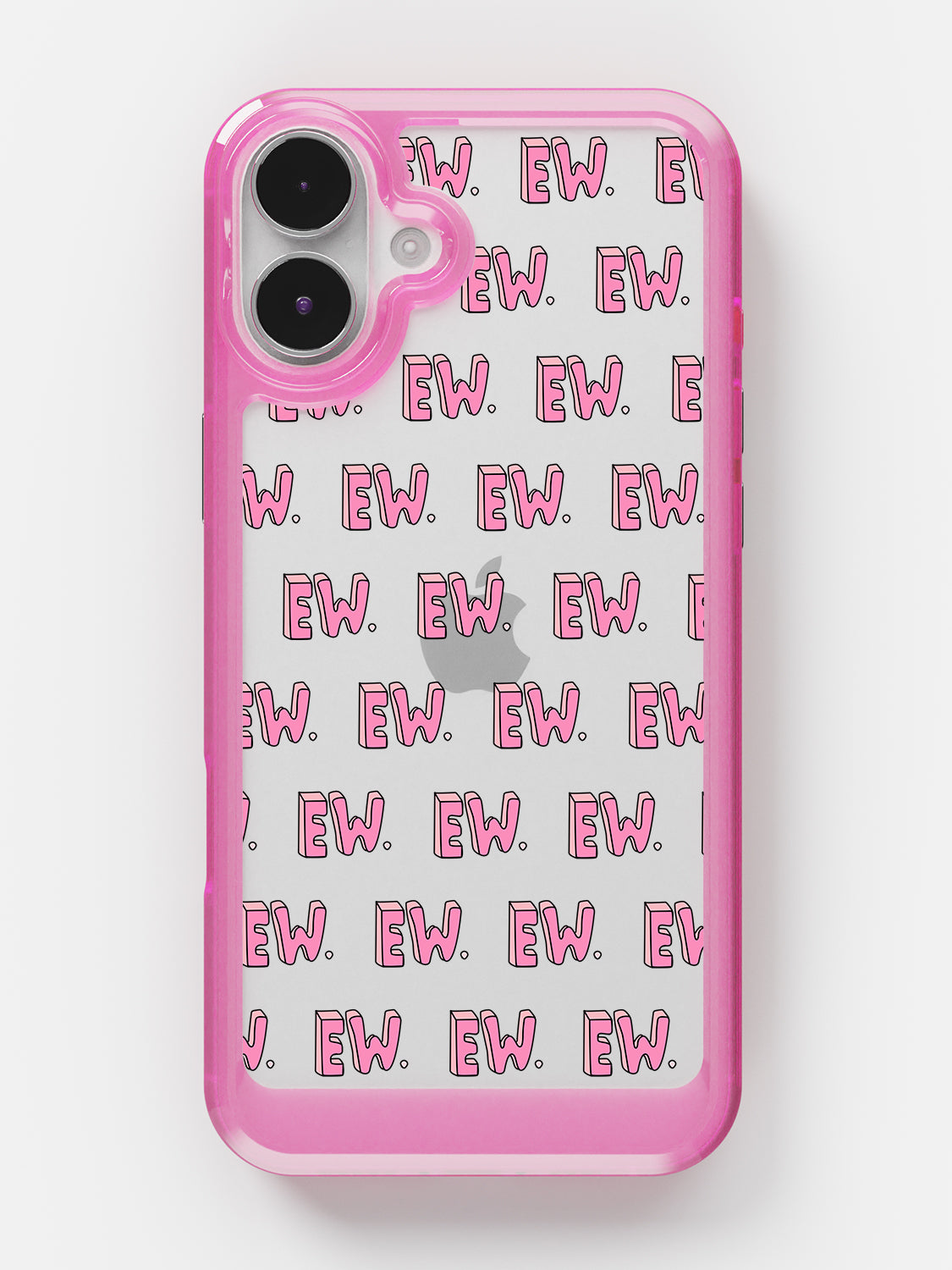 EW Clear Case - iPhone 16 (Pink)
