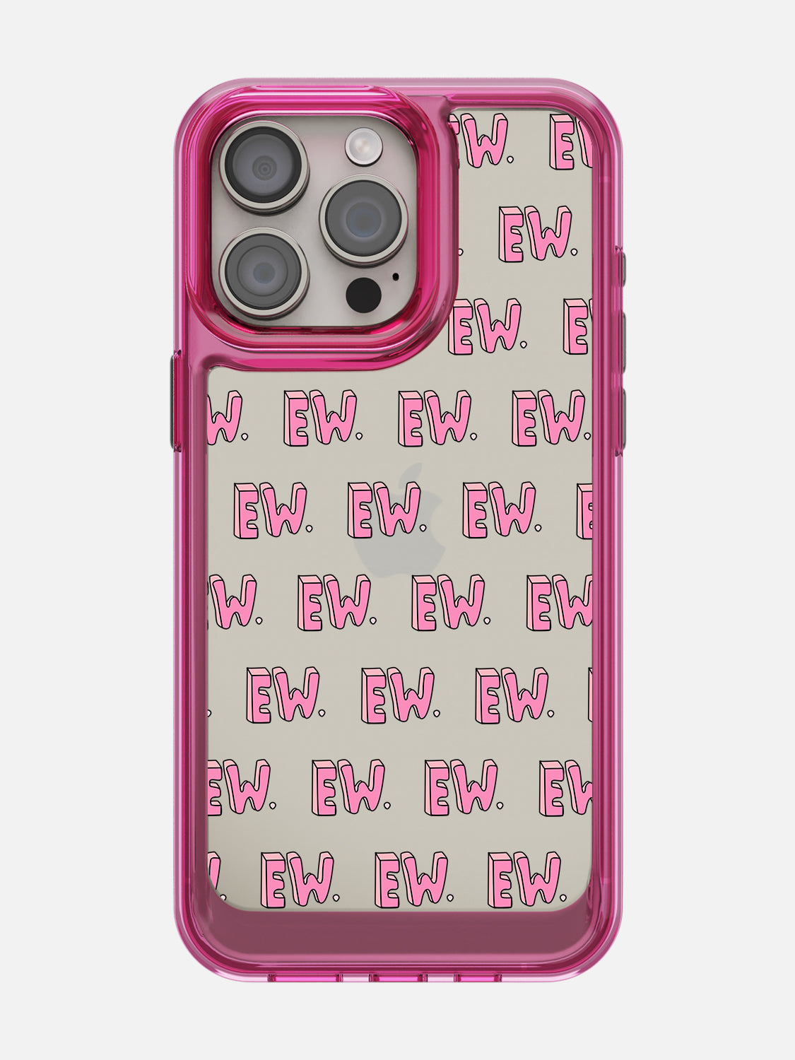 EW Clear Case - iPhone 15 Pro Max (Pink)