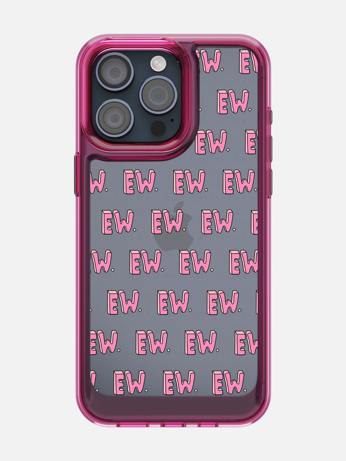 EW Clear Case - iPhone 15 Pro Max (Pink)