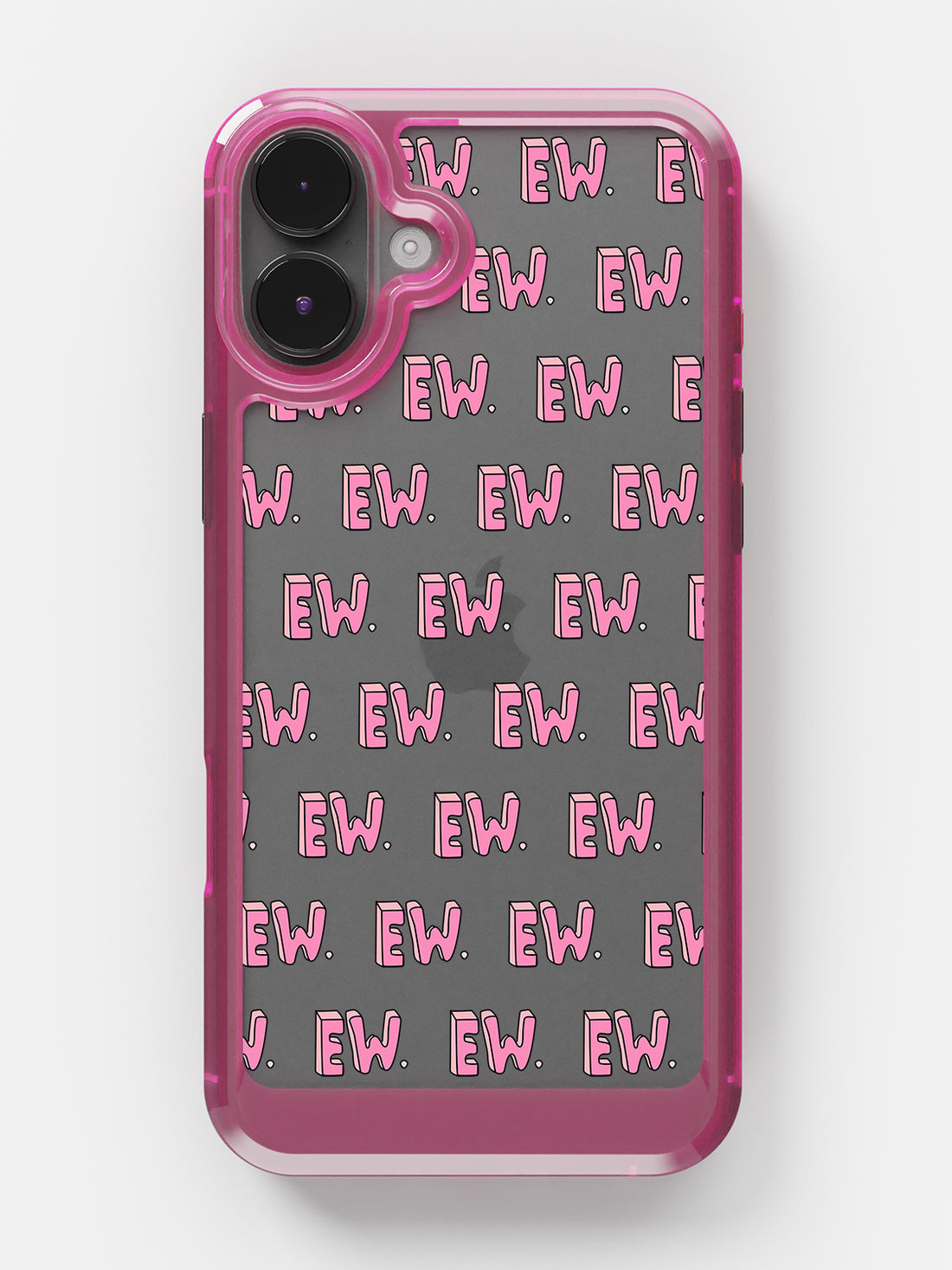 EW Clear Case - iPhone 16 (Pink)