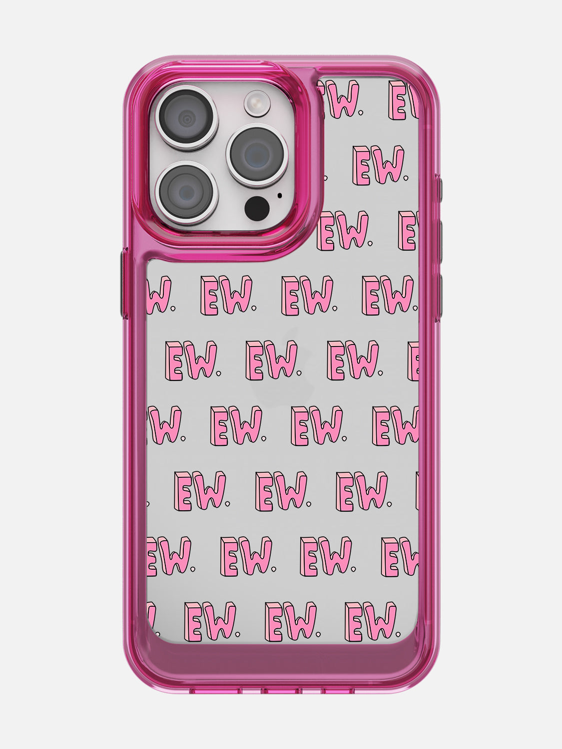 EW Clear Case - iPhone 15 Pro Max (Pink)