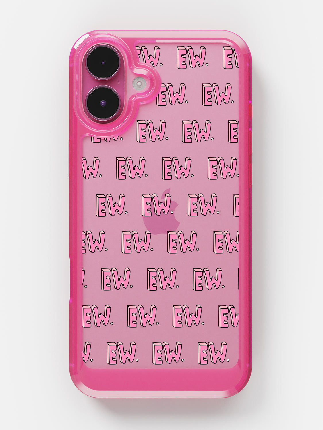 EW Clear Case - iPhone 16 (Pink)