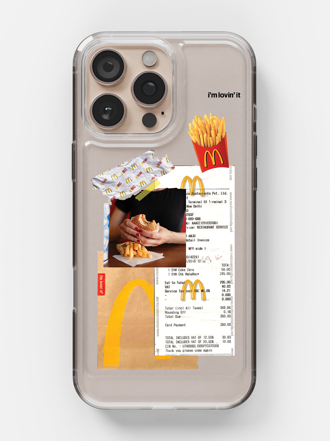 Fries & Burger Case - iPhone 16 Pro