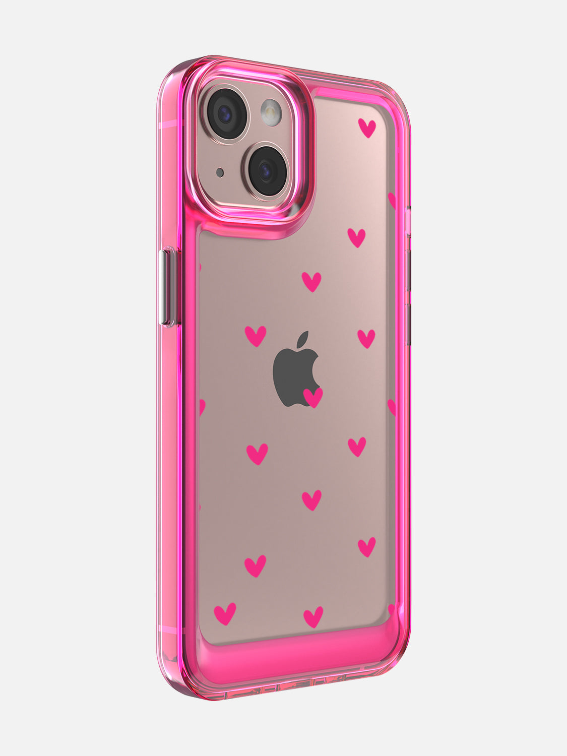 Little Pink Hearts Clear Case - iPhone 13 (Pink)