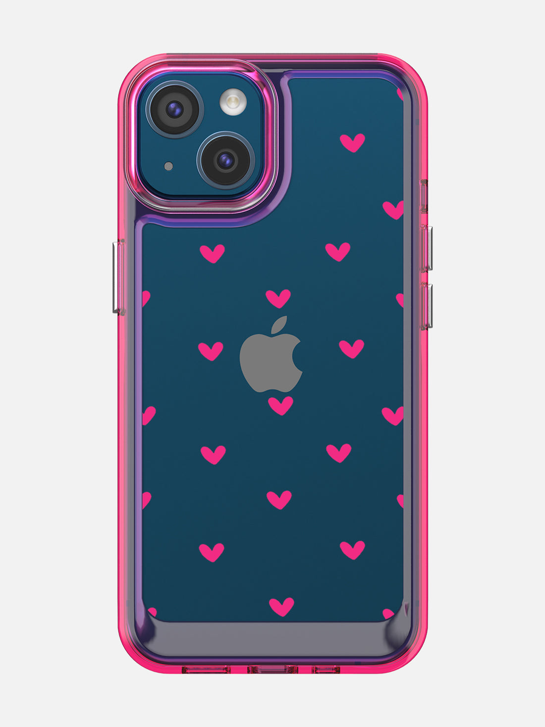 Little Pink Hearts Clear Case - iPhone 13 (Pink)