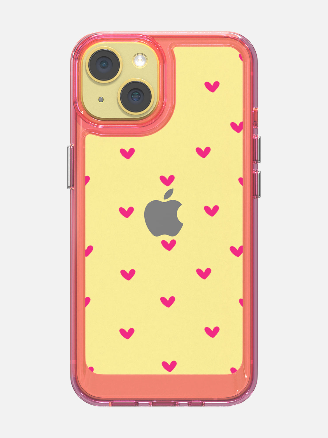 Little Pink Hearts Clear Case - iPhone 14 (Pink)