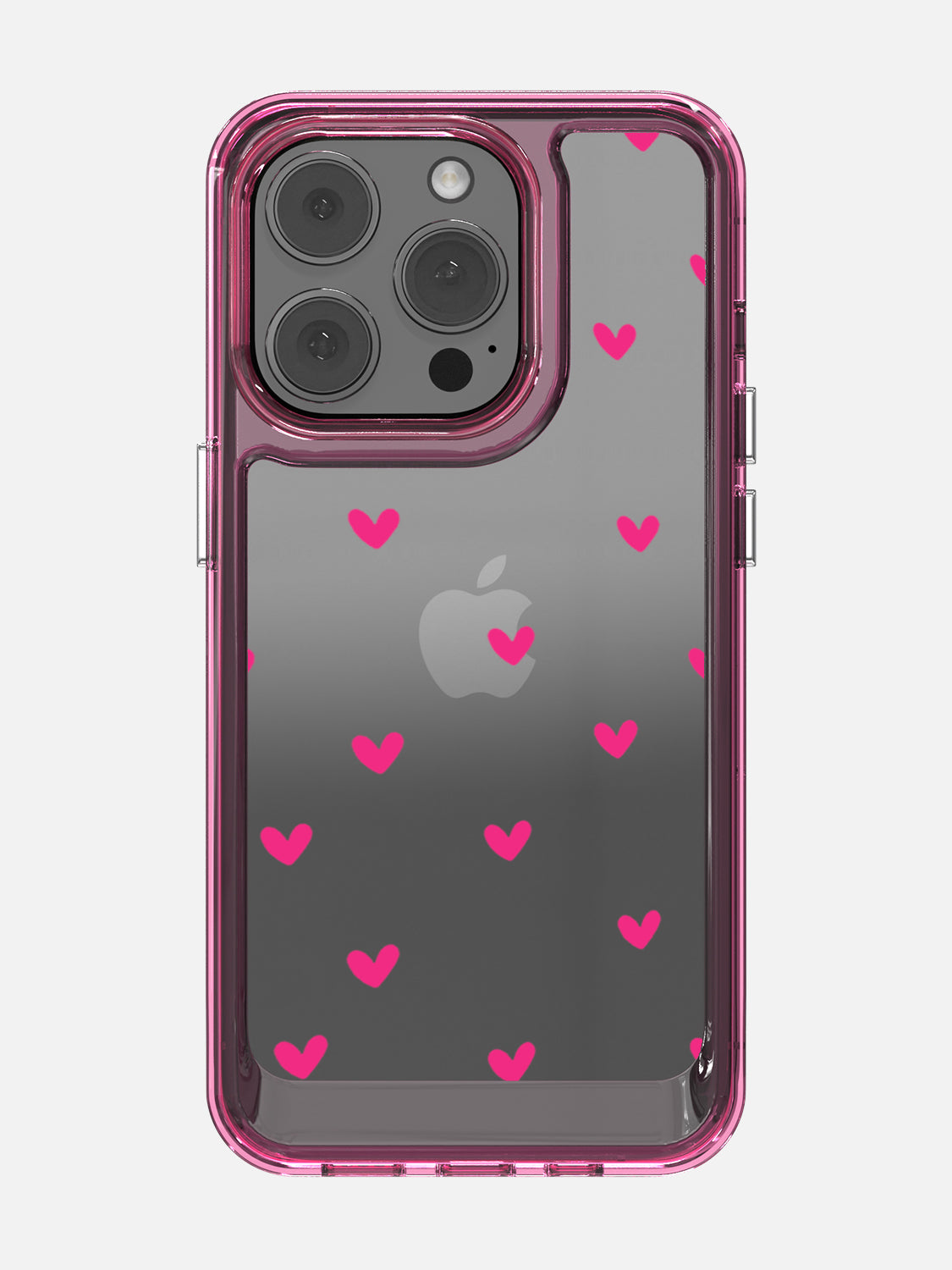 Little Pink Hearts Clear Case - iPhone 14 Pro (Pink)