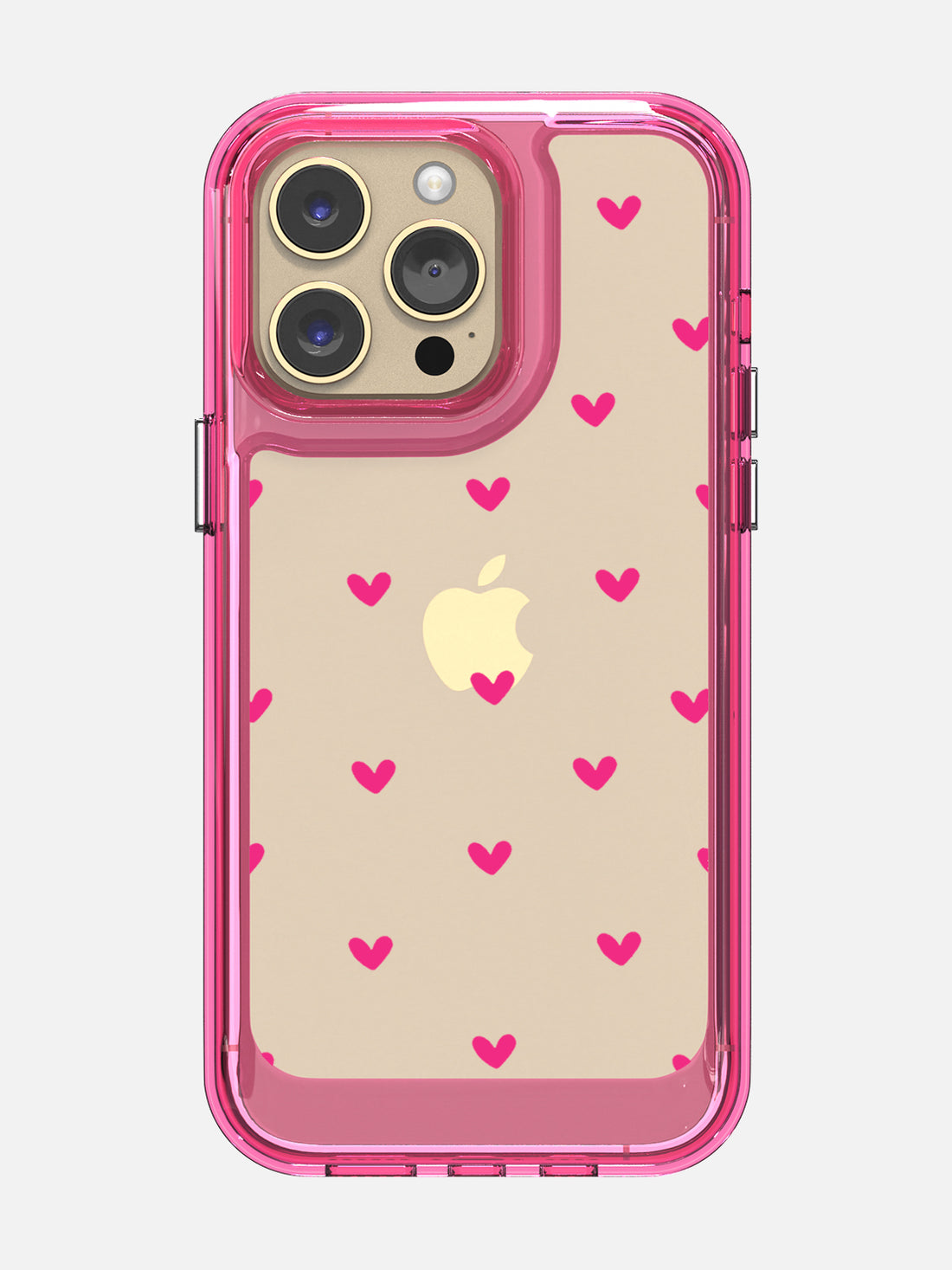 Little Pink Hearts Clear Case - iPhone 14 Pro Max (Pink)