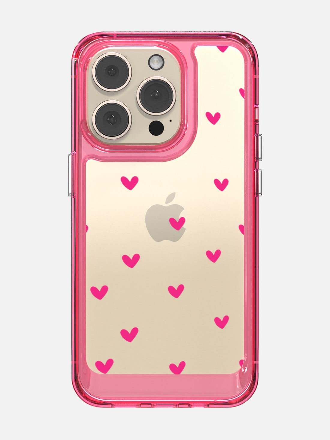 Little Pink Hearts Clear Case - iPhone 14 Pro (Pink)