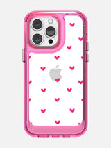 Little Pink Hearts Clear Case - iPhone 14 Pro Max (Pink)
